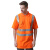博迪嘉 GN650短袖POLO衫 透气鸟眼布 户外作业交通反光安全服 荧光橘红色 L码1件 可定制
