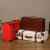 （精选好物）复古皮革手提箱民国风皮箱皮质收纳箱储物盒大木箱子 1107-06