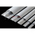铝合金线槽铝合金线槽明装地槽半圆弧形铝金属地线槽明线防踩走线槽免钉FZB 铝合金地线槽8号1.5mm