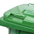 兰诗（LAUTEE）YY- 240B 可挂车户外环卫物业商用大号垃圾桶 绿色240L