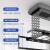 XMIAO电动晾衣架烘千全自动智能可接入米家遥壁控升降家用阳台双排剪刀 灰 照明 消毒烘干 遥控 米家智控