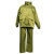雨衣雨裤套装绿加厚帆布分体户外工地防水耐磨耐刮擦雨衣 3531套装雨衣 M/165