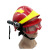 抢险救援头盔 消防头盔 统型ABS 应急救援帽 防砸耐冲击 防火地震 F2红色头盔+眼镜