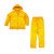 代尔塔407003  PVC劳保分体雨衣 黄色  XL 1套
