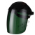电焊面罩焊接工帽透气头盔 防飞溅防烤脸紫外线辐射护眼 第二代墨绿色面屏5号(无头箍)