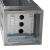 室外不锈钢防雨机柜0.6米0.8米1.2米22u9u户外防水网络监控交换机 不锈钢本色