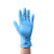 尚和手套（SHOWA）一次性丁腈手套无粉防滑麻指加厚防水耐油实验检查 蓝色882/L/100只