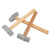 八角锤方头木柄重型砸墙拆墙榔头多功能石工铁锤子工地用郎头工具 八角锤(4P)约1.8斤