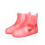 瑞可特 RZF12 防水雨鞋套 防滑加厚雨靴男女中筒鞋套 打扫维修鞋套 粉色 S 