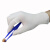劳保佳 一次性乳胶手套 无粉耐酸碱通用型橡胶检查手套乳白色S