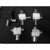 小便感应器面板配件 电磁阀 感应线路板 全自动感应冲水器 电眼 梅花(黑色)普通插电池盒