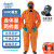 安思尔Ansell微护佳5000重型防化服化学防护服防苯耐酸碱防液AN耐腐蚀化学品防护服 连体防化服+防毒全面罩【防有机气体】 L【建议身高176-182cm】