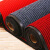 宽选工品 pvc双条纹地毯灰色 楼梯办公走廊脚垫除尘垫 单位：卷 规格-2.0米宽*15米长/卷