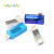 PAKAN USB充电电流/电压测试仪 检测器 USB电压表 电流表USB模块 透明弯式款