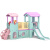 loveforever新款小神童滑滑梯大型儿童组合滑梯室内家用玩具城堡滑梯室外幼儿园 缤纷款小滑梯