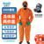 安思尔Ansell微护佳5000重型防化服化学防护服防苯耐酸碱防液AN耐腐蚀化学品防护服 连体防化服+防毒全面罩【防无机气体】 XL【建议身高182-188cm】