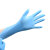 尚和手套（SHOWA）一次性丁腈手套无粉防滑麻指加厚防水耐油实验检查 蓝色886/L/100只