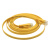 凌科朔(LINKSHIRE)六类扁平网线 CAT6类成品纯铜高速千兆塑料头网络连接线跳线 黄色 5米
