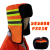 鸿谱橘色环卫工人帽冬季加厚保暖反光环卫棉帽公路养护物业清洁户外护耳帽 均码