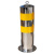 不锈钢警示柱道路安全防撞柱可拆卸路桩反光隔离柱加厚挡车柱可定 直径219活动款(+螺丝)