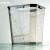 中环力安 轻奢办公室卫生间时尚纸篓垃圾桶 透明白16L