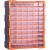 桌面饰品收纳盒螺丝零件物料工具盒抽屉式配件柜壁挂式电子元件盒 橘橙色 60抽屉橙色