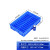 华科扬创 多格分格箱收纳盒零件盒分类盘塑料周转箱修理专用箱螺丝盒 24号高24格-蓝色600*400*110mm