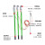 JDX-WS高压接地线10kv35kv110kv户外携带型短路接地线猴头螺旋压 2节2米棒+2.5米*3+20米