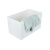 收纳箱储物箱可水洗思库布盒现代带把手收纳可折叠储物盒 白色 三个大号（宽31深55高33