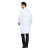 劳博士 TZ012 白大褂 工作服学校化学实验室服护士服药店食品厂工装白色 女2XL松紧袖