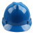 梅思安 梅思安 10172905 V-GardPE标准型安全帽 蓝色PE帽壳 超爱戴帽衬针织布吸汗带 D型下颏带 1顶