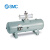 SMC 增压阀用气罐 VBAT-X104系列 符合中国压力容器规程 官方直售 SMC VBAT05A1-U-X104