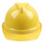 梅思安10172513 V-Gard500PE豪华型安全帽黄色PE超爱戴帽衬针织D型下颏带 5顶起订