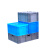 震迪平盖物流箱塑料储物箱运输搬运周转箱胶框600*400*280