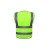 宏建 HJ 多口袋反光衣反光服反光马甲施工马甲 荧光绿色 满50件可印制一种双色图案或文字 企业定制
