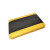 鲁识工厂地垫抗疲劳地垫防疲劳垫脚垫耐磨超耐用 黑色+黄边 三层700*600*20mm