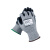 博迪嘉 GL105 防切割手套 切割5级浸丁腈光面手套 8号 灰黑色 12付/打 可定制