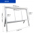 工百利 宣传栏   宣传栏户外安全警示公示栏直面宣传栏   斜面移动款（有轮子） 