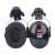 3M PELTOR H10P3E 挂安全帽式耳罩 工地工作用 防噪音降噪声 工业防护  1副 黑红色 均码