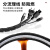 谐晟 缠绕管 PE螺旋塑料管尾纤软管保护带包线管理线器 17mm*10m/卷 白色（X31130） 1卷