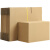 重安盛鼎 邮政快递纸箱 工厂打包发货搬家纸箱 三层高档9号（195*105*135mm）十个