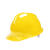 隆得防护 安全帽加厚玻璃钢施工abs透气工程监理安全头盔印字 黄色（帽衬：一指键）