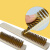 星工（XINGGONG）铜丝刷工业牙刷打磨清洁抛光除毛刺网纹辊清洗铜板刷 小号长柄铜丝刷12把装WF026