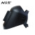 众安 电焊面罩 头戴式焊帽 焊接防护面屏 焊工氩弧焊滤波面罩 HF402-1 大框黑色