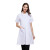 海斯迪克 白大褂不起球医生护士工作服 女款短袖(优质棉) L码 