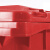 震迪 塑料垃圾桶 240L分类款（有害垃圾）中间脚踩红色带盖酒店小区办公室用分类垃圾箱可定制 KT546垃圾桶