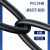 创优捷 六类成品网线 CAT6-SWZ3S 3米 黑色 屏蔽 上弯对直头 千兆网络连接线