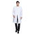 劳博士 TZ012 白大褂 工作服学校化学实验室服护士服药店食品厂工装白色 女2XL纽扣袖