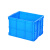 知旦 600-400周转箱 外径:660*486*410mm周转箱塑料长方形塑料框筐储物收纳胶箱塑料盒子 Z-600400
