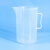 刻度杯 塑料烧杯 实验室器皿 塑料量杯 2000ML 2个 5000ml2个 BY2019